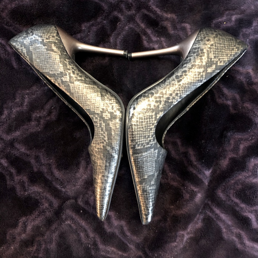 EUC Pulse Snakeskin High Heels